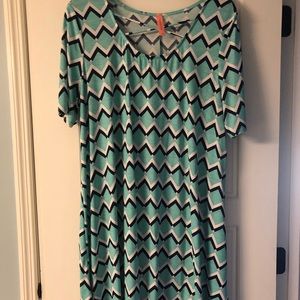 Knee length, lightweight dress